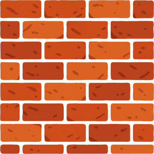 suelo de ladrillos.
In-Game asset.  2d.  High contrast.  No shadows