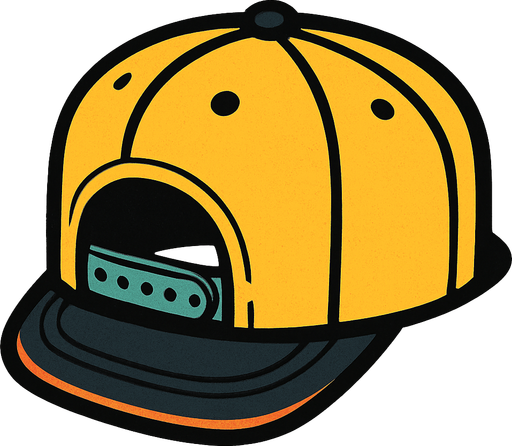 Casquette a l'envers.
In-Game asset.  2d.  High contrast.  No shadows