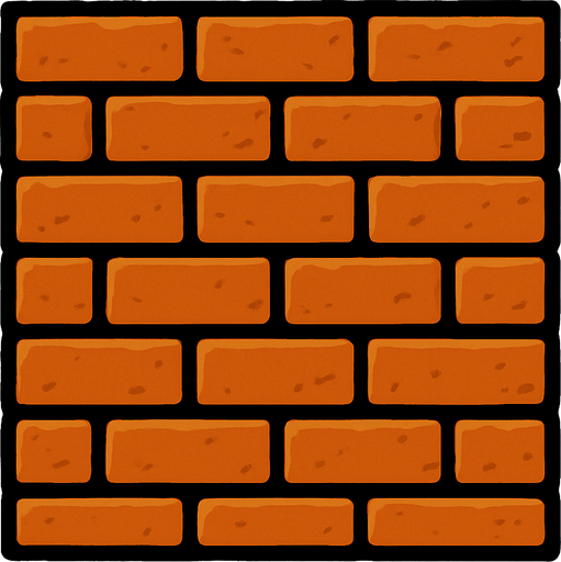 duvar.
In-Game asset.  2d.  High contrast.  No shadows