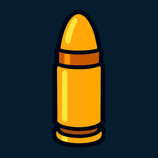 ammo.
In-Game asset.  2d.  High contrast.  No shadows
