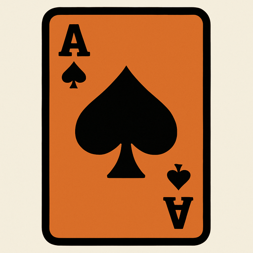 A card.
In-Game asset.  2d.  High contrast.  No shadows
