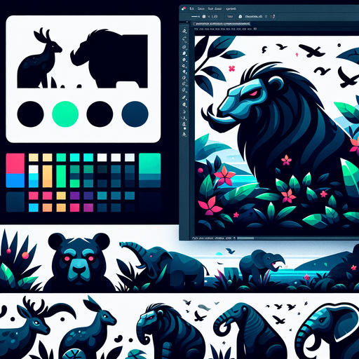 One animal.
Single Game Texture.  2d.  Blank background.  High contrast.  No shadows. Game assets
