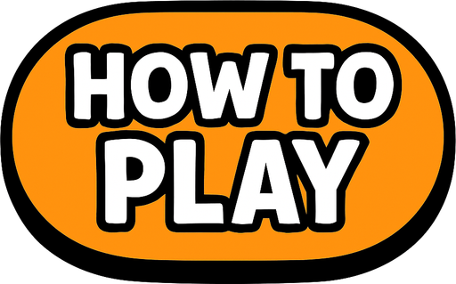 How to play button.
In-Game asset.  2d.  High contrast.  No shadows
