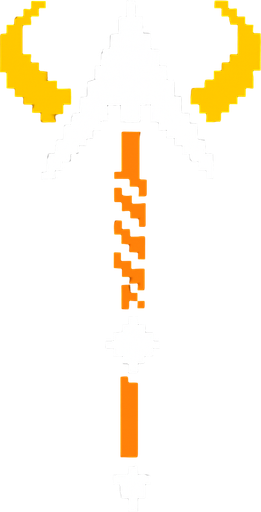 Undertale asgore spear.
In-Game asset.  2d.  High contrast.  No shadows