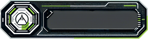 A black rectangle