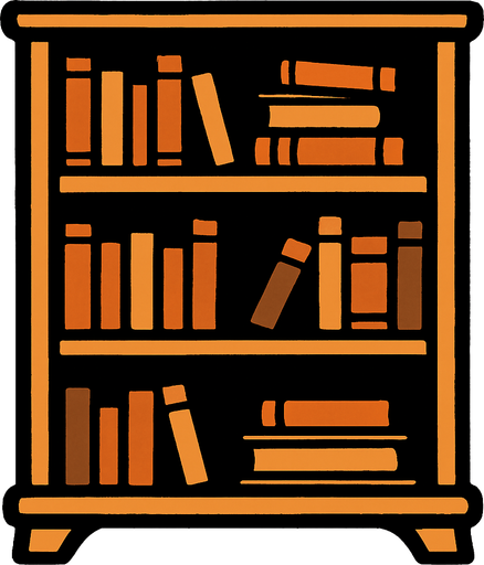 shelf.
In-Game asset.  2d.  High contrast.  No shadows