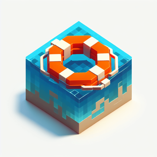 orange life rings asset that revive from water.
Single Game Texture.  In-Game asset.  2d.  Blank background.  High contrast.  No shadows