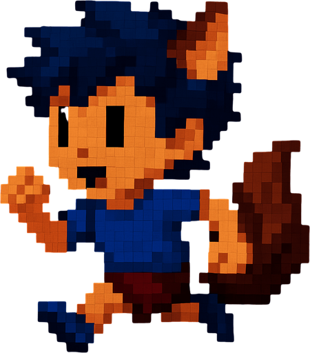 Corriendo pixelart