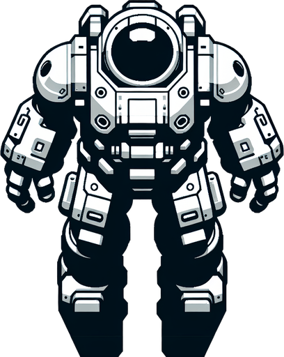 Ensure that the image is created with a top-down perspective, meaning the viewer is looking directly down onto the scene. This involves drawing objects as if they are being viewed from above.
Objects should be oriented to show their tops. For example, robots might be shown with their heads at the top and feet at the bottom..
Single Game Texture. In-Game asset. 2d. Blank background. High contrast. No shadows.