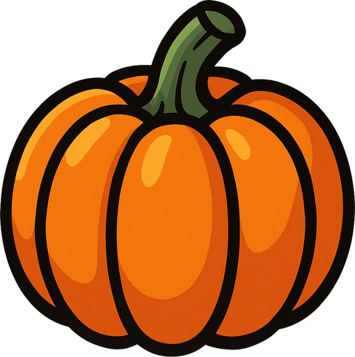 calabaza.
In-Game asset.  2d.  High contrast.  No shadows