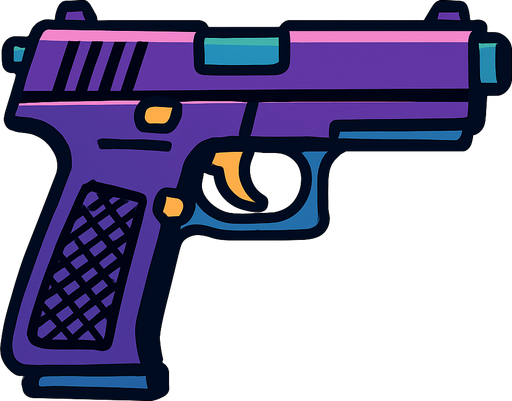 silah.
In-Game asset.  2d.  High contrast.  No shadows
