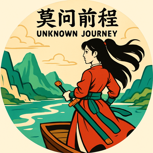 Round shape, Replace Chinese word from “不知途”to“莫问前程”,others remaining the same