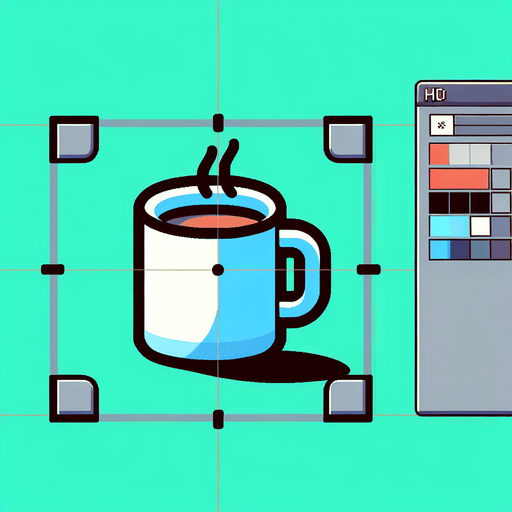 coffee mug.
Single Game Texture.  In-Game asset.  2d.  Blank background.  High contrast.  No shadows