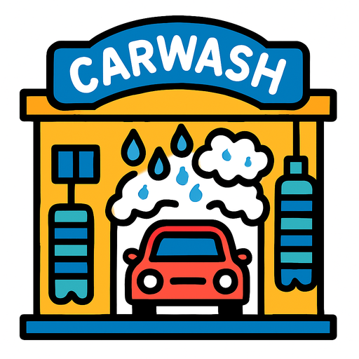 carwash bussiness.
In-Game asset.  2d.  High contrast.  No shadows