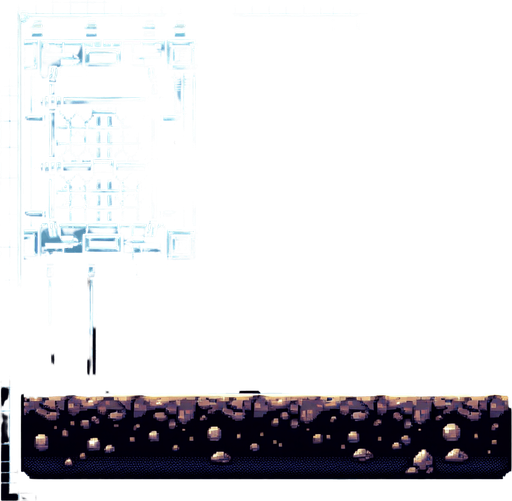 space trap.
Single Game Texture. In-Game asset. 2d. Blank background. High contrast. No shadows. Pixelated.