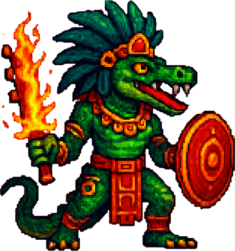 Agregale efectos de fuego pero en un fondo de alto contraste, mejor dicho solo pono mas rojo y llmas en la espada