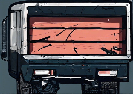 completely wrecked  in multiple pieces