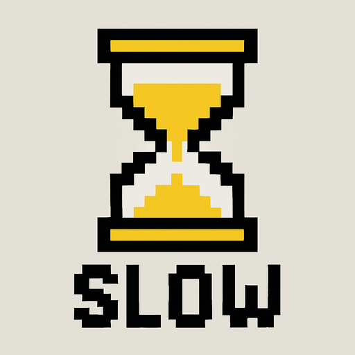 Slow timer pixel.
In-Game asset.  2d.  High contrast.  No shadows