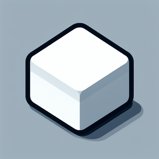 Rounded white square.
Single Game Texture. In-Game asset. 2d. Blank background. High contrast. No shadows.