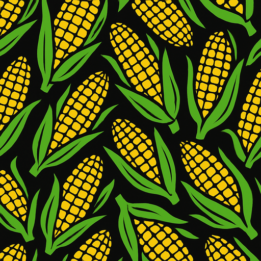 Fond d'écran maïs.
In-Game asset.  2d.  High contrast.  No shadows