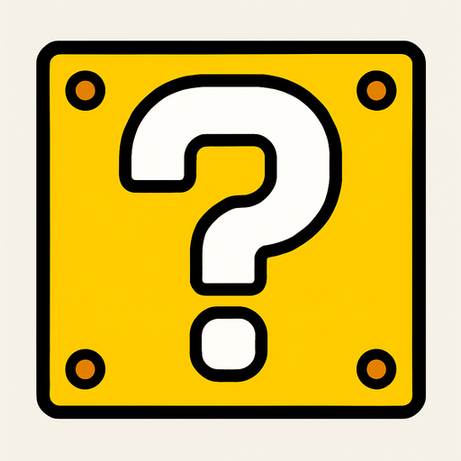 Yellow Block.
In-Game asset.  2d.  High contrast.  No shadows