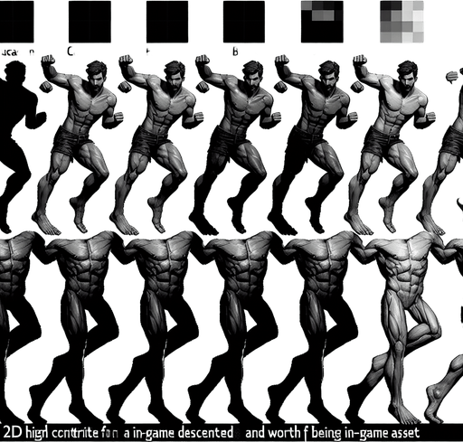 Men need to have complete limbs.
Single Game Texture. In-Game asset. 2d. Blank background. High contrast. No shadows.