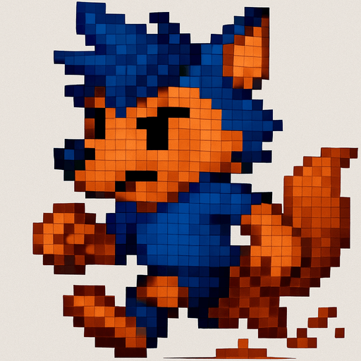 Corriendo, pixelart