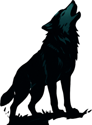 Aullidos del bosque, algo realista.
In-Game asset.  2d.  High contrast.  No shadows