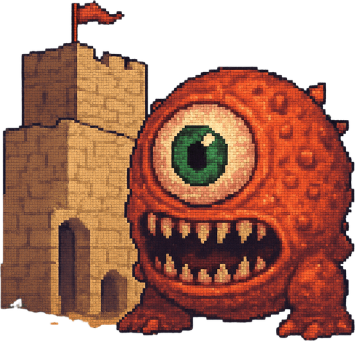 orb monster pixel