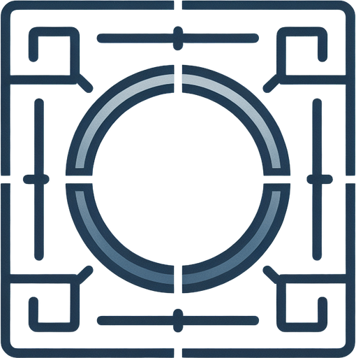 simple interface icon circle outline.
Blank background