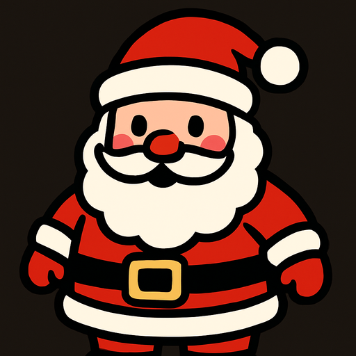 santa.
In-Game asset.  2d.  High contrast.  No shadows