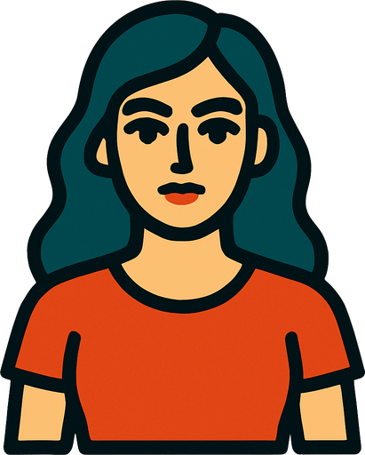 Kadın insan.
In-Game asset.  2d.  High contrast.  No shadows