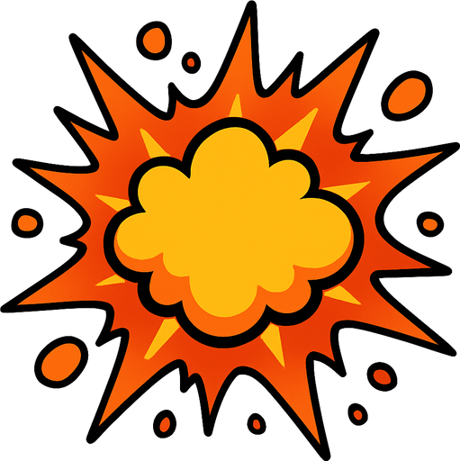 explosion
In-Game asset.  2d.  High contrast.  No shadows