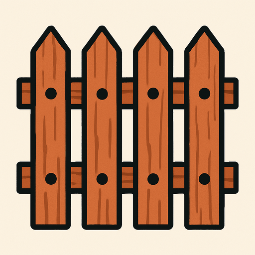 Çit.
In-Game asset.  2d.  High contrast.  No shadows