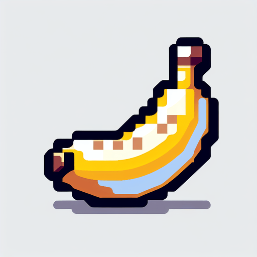Make a banana.
Single Game Texture. In-Game asset. 2d. Blank background. High contrast. No shadows.