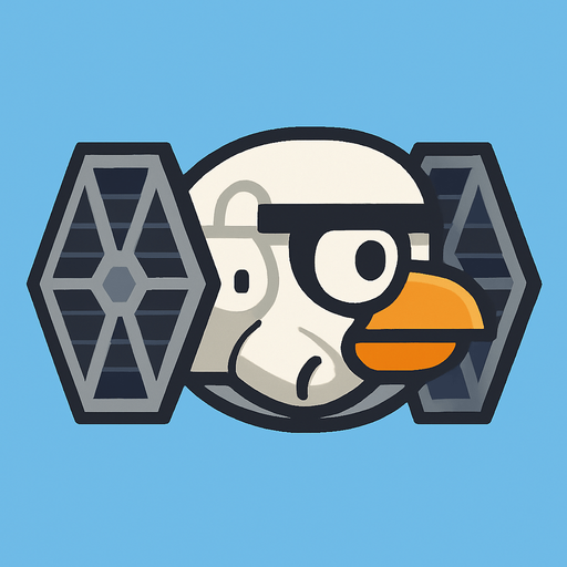 Make a star War flapy bird.
In-Game asset.  2d.  No shadows