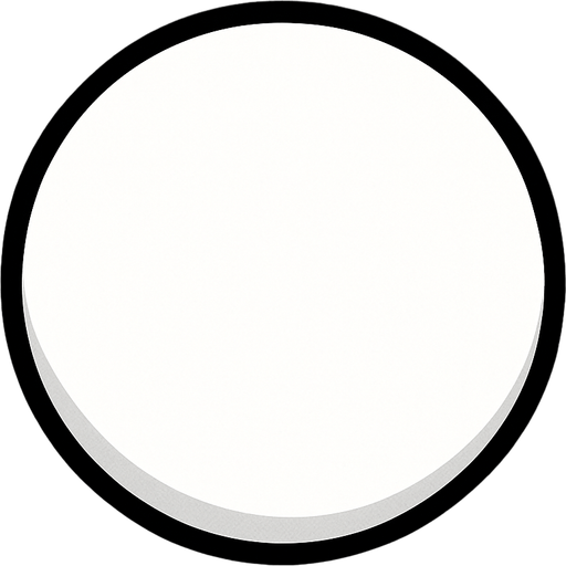 A white ball.
In-Game asset.  2d.  High contrast.  No shadows