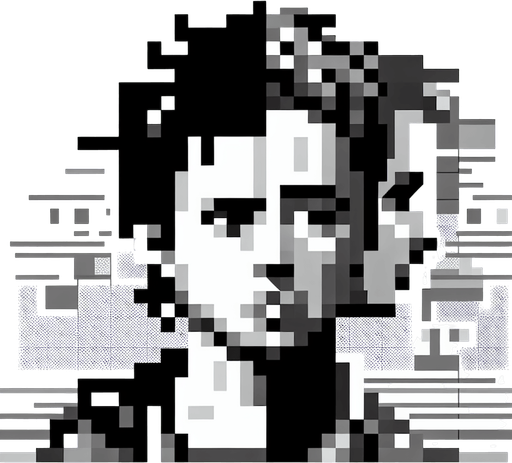 a boy who is lost and sad, now background and only a few pixels.
Single Game Texture. In-Game asset. 2d. Blank background. blocky contrast. round shadows.