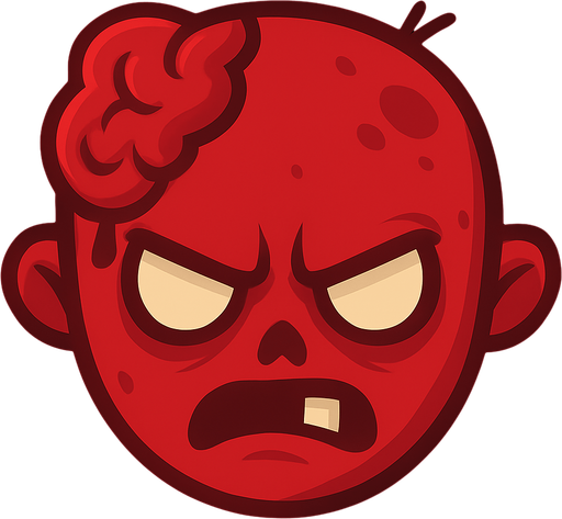 Make it red and angry