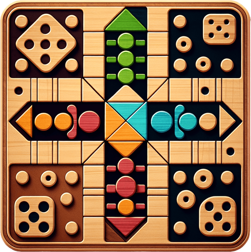ludo like.
Single Game Texture. In-Game asset. 2d. Blank background. High contrast. No shadows.