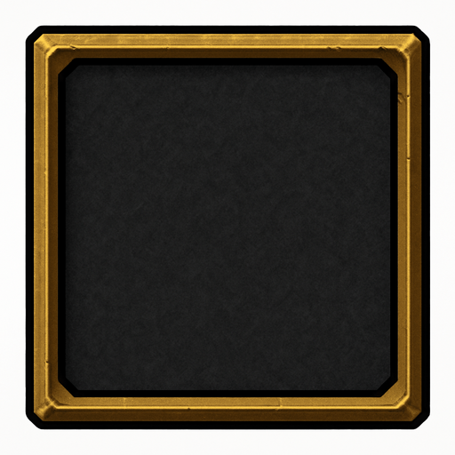 inventory background cell border square.
In-Game asset.  2d.  High contrast.  No shadows