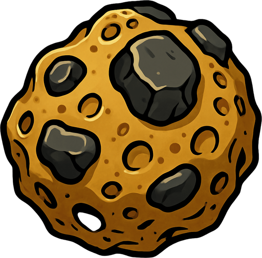 Asteroid Iron - Yazısız.
In-Game asset.  2d.  High contrast.  No shadows