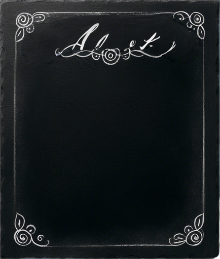 Text "ADEPT ELIXIR" handwritten in white chalk