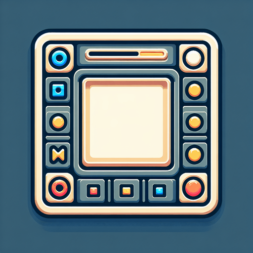 simple rectangular UI element for a panel in a quiz game..
Single Game Texture. In-Game asset. 2d. Blank background. High contrast. No shadows.