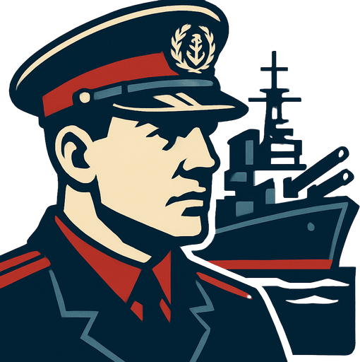 warship commander head looking left in game asset.
In-Game asset.  2d.  High contrast.  No shadows