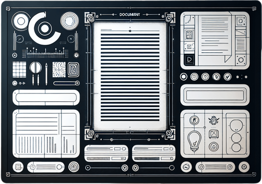 A clean and modern user interface for a minimalist document writing application, viewed flat and straight from the front as a desktop app UI. The screen is divided into two primary sections for maximum clarity and focus:

Top Section: A slim, horizontally aligned bar spans the entire width of the interface. This bar features a simple and elegant frame that segments it from the rest of the screen. It is intended for displaying document-related information (e.g., file name or text content) but remains completely empty in this image. The frame is visually distinct, utilizing subtle shadows or thin outlines to highlight its separation from the rest of the interface, without overwhelming the design.

Bottom Section: The majority of the screen below the top bar is an expansive, completely blank space. This space represents the document area, kept pristine and uncluttered, ready for future content. The absence of text, icons, or additional elements enhances the clean and spacious aesthetic..
Single Game Texture. In-Game asset. 2d. Blank background. High contrast. No shadows.
