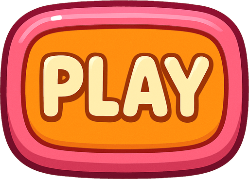 create a cute button with play written inside.
In-Game asset.  2d.  High contrast.  No shadows