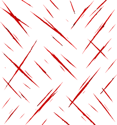 Düz arkaplan ama rengi koyu siyah ve açık kırmızı çizikler sıyrıklar olsun.
In-Game asset.  2d.  High contrast.  No shadows