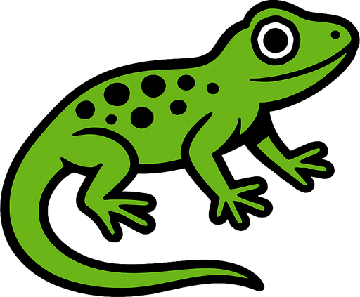 Lizard.
In-Game asset.  2d.  High contrast.  No shadows