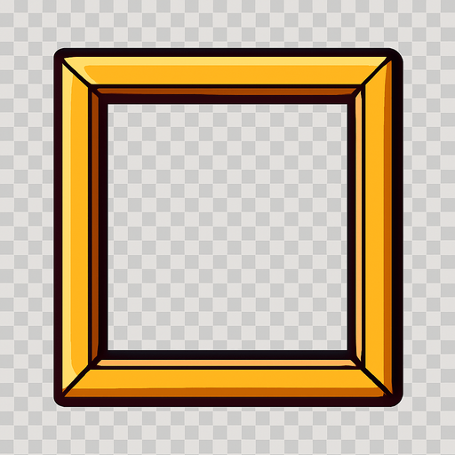 Cuadro transparente.
In-Game asset.  2d.  High contrast.  No shadows